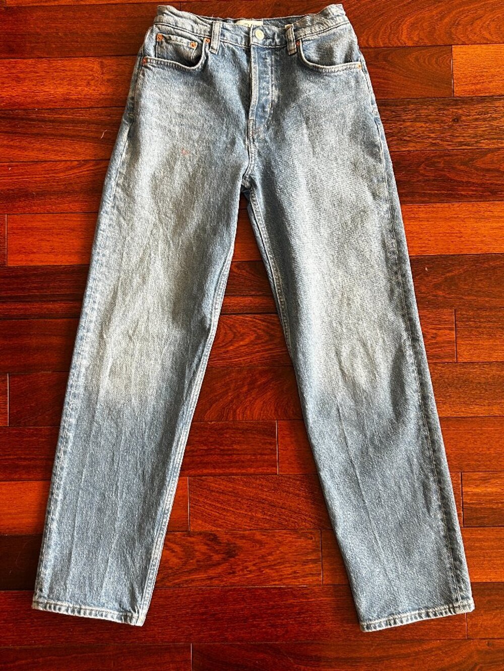 Rails The Topanga High Rise Straight Jeans Light Wash Size 25